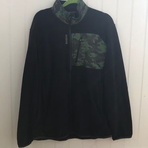 Black and green Reebok Fleece